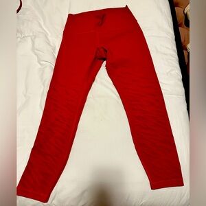 Red lululemon leggings